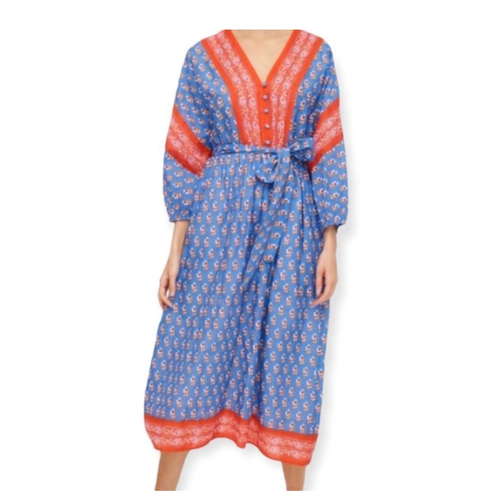 J. Crew Dress - Blue and Red